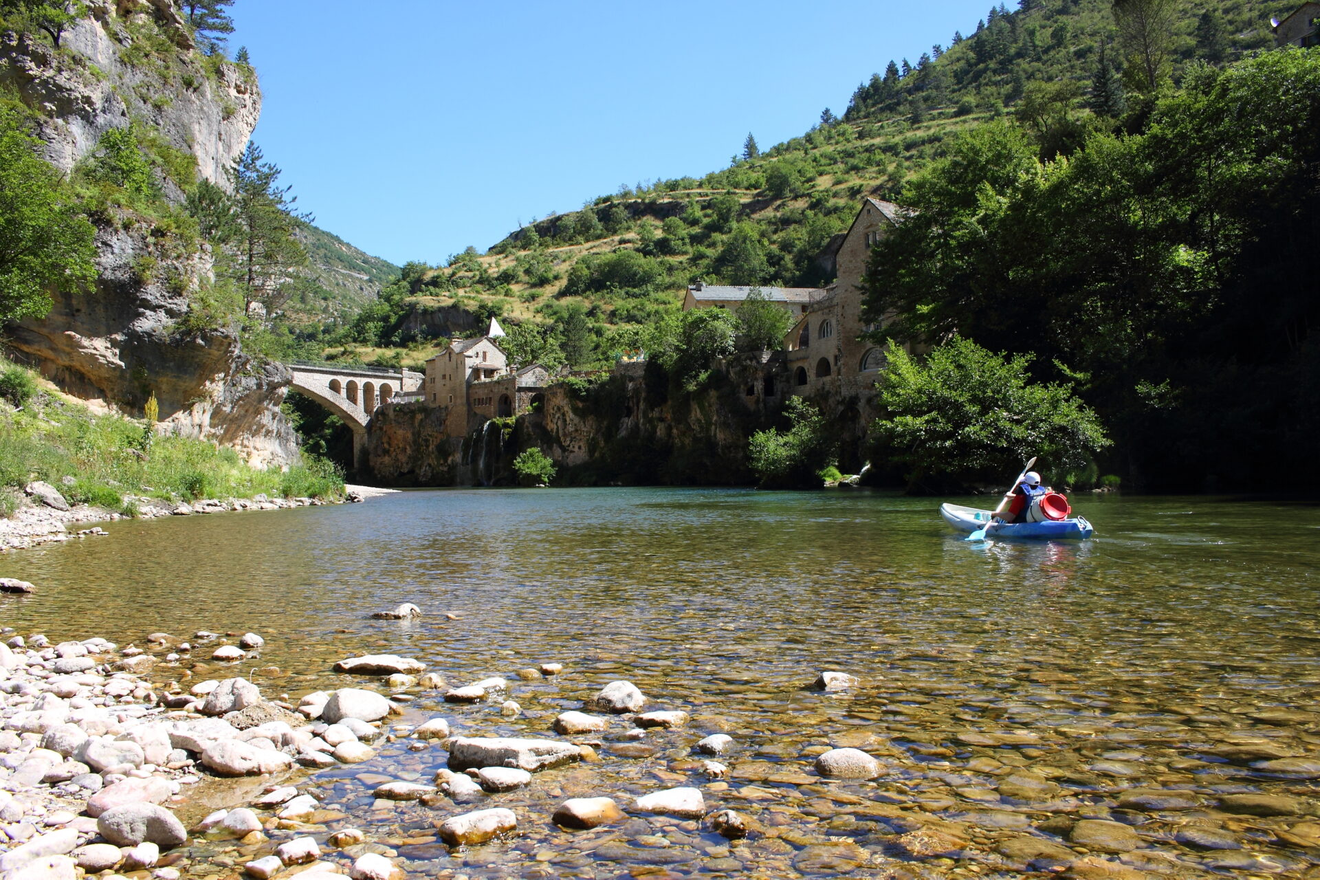 randonnee 2 jours en canoe depuis la malene gorges du tarn aveyron 1