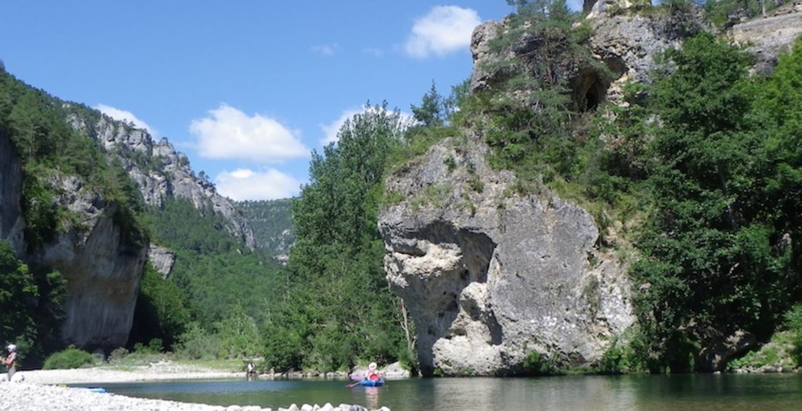 randonnee 2 jours en canoe depuis prades gorges du tarn aveyron 1